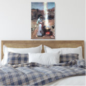 John William Waterhouse The Magic Circle Canvas Afdruk (Insitu (Slaapkamer))