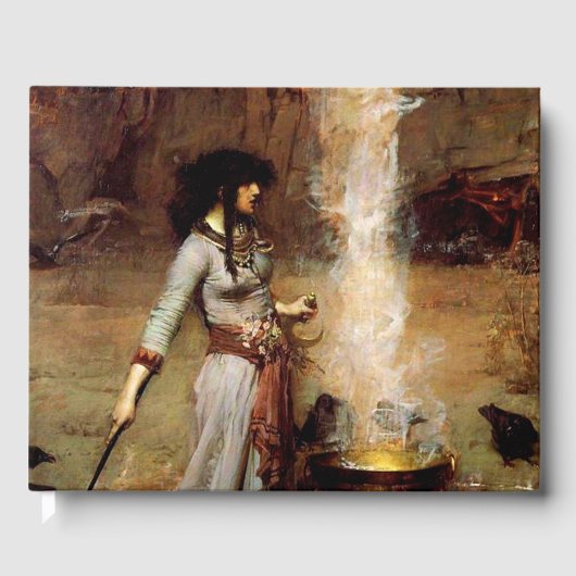 John William Waterhouse The Magic Circle Gastenboek (Voorkant)