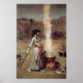 John William Waterhouse "The Magic Circle" Poster (Voorkant)