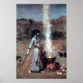 John William Waterhouse The Magic Circle Poster (Voorkant)