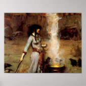 John William Waterhouse The Magic Circle Poster (Voorkant)