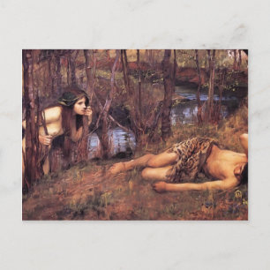 John William Waterhouse- The Naiad Briefkaart