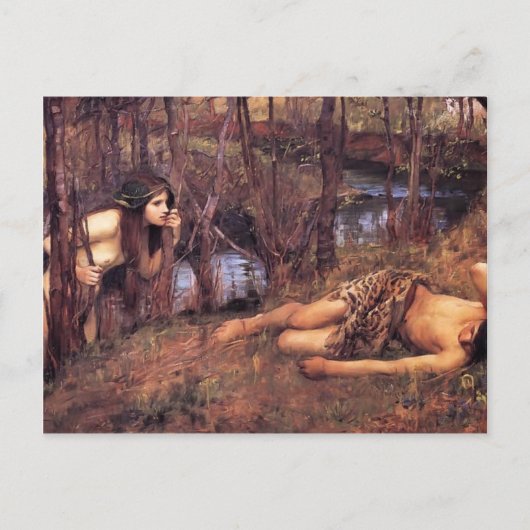 John William Waterhouse- The Naiad Briefkaart (Voorkant)