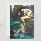 John William Waterhouse The Siren Uitnodigingen (Voorkant)