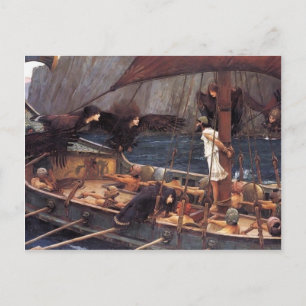 John William Waterhouse- Ulysses en de Sirens Briefkaart