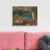 John William Waterhouse - Ulysses en de Sirens Canvas Afdruk (Insitu (Woonkamer))