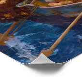 John William Waterhouse Ulysses en de Sirens Poster (Hoek)