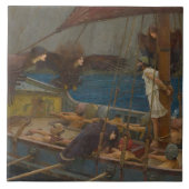 John William Waterhouse - Ulysses en de Sirens Tegeltje (Voorkant)