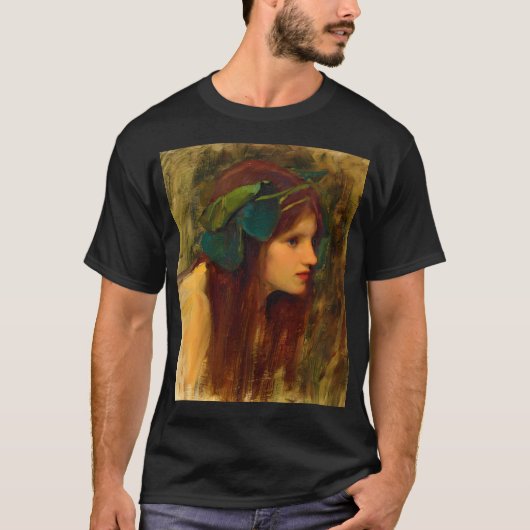 John William Waterhouse Vrouw hoofdstudie voor 'A T-shirt (Voorkant)