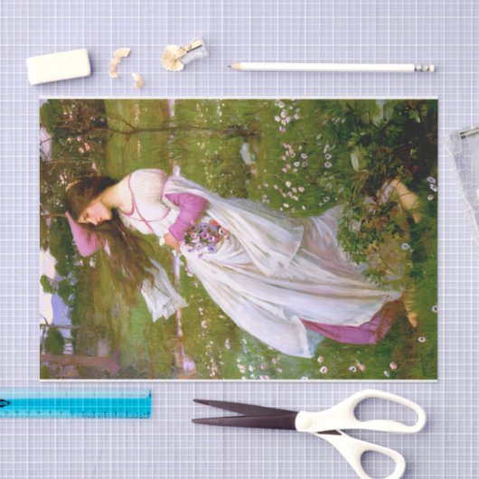 John William Waterhouse Windflowers Windswept Tissuepapier (Craft)