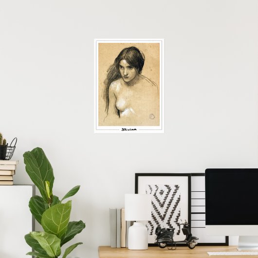 John William Waterhouse Zedign Art Poster #4 (Thuiskantoor)