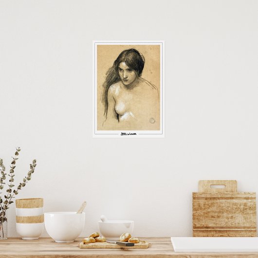 John William Waterhouse Zedign Art Poster #4 (Keuken)