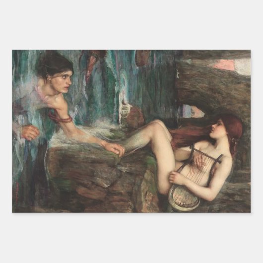 John Williams Waterhouse Pre Raphaelite Inpakpapier Vel (Voorkant 3)
