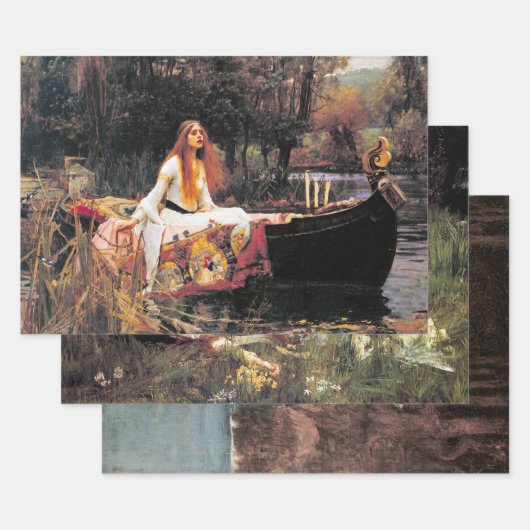 John Williams Waterhouse Pre Raphaelite Inpakpapier Vel (Set)
