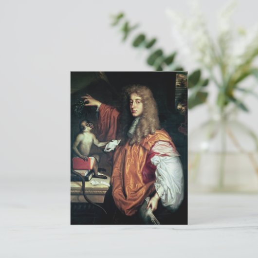 John Wilmot 2nd Earl of Rochester, c.1675 Briefkaart (Staand voorkant)