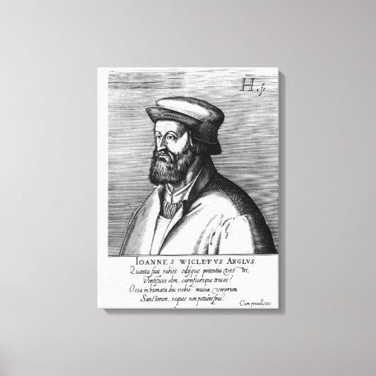 John Wycliffe Canvas Afdruk (Voorkant)