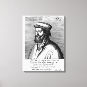 John Wycliffe Canvas Afdruk