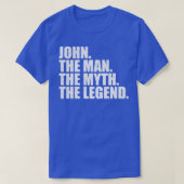 JohnJohn Naam John Voornaam T-shirt (Design voorkant)