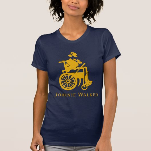 Johnnie Walked ♿ T-shirt (Voorkant)