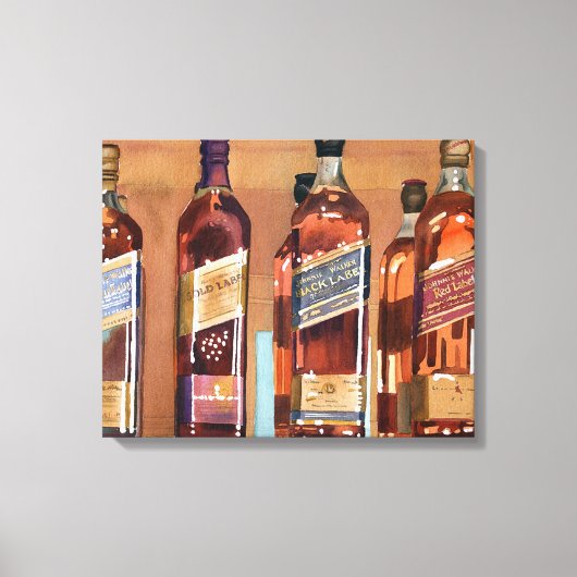 Johnnie Walker Canvas Afdruk (Voorkant)