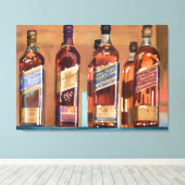 Johnnie Walker Canvas Afdruk (Insitu (Houten vloer))