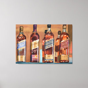 Johnnie Walker Canvas Afdruk