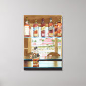 Johnnie Walker en Del Canvas Afdruk (Voorkant)