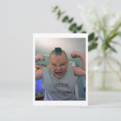 Johnny_1, IK HEB EEN VACATIE NODIG Briefkaart (Staand voorkant)