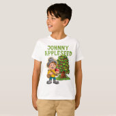 Johnny Appleseed Apple Day 26 september vieren T-shirt (Voorkant volledig)