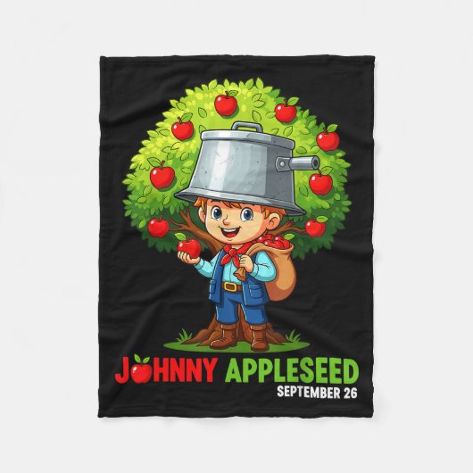 Johnny Appleseed-dag 26 september Fleece Deken (Voorkant)