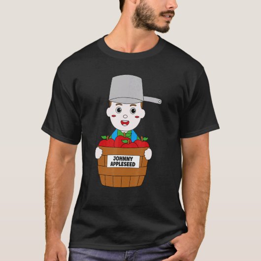 Johnny Appleseed Dag Apple 26 september Tree Farme T-shirt (Voorkant)