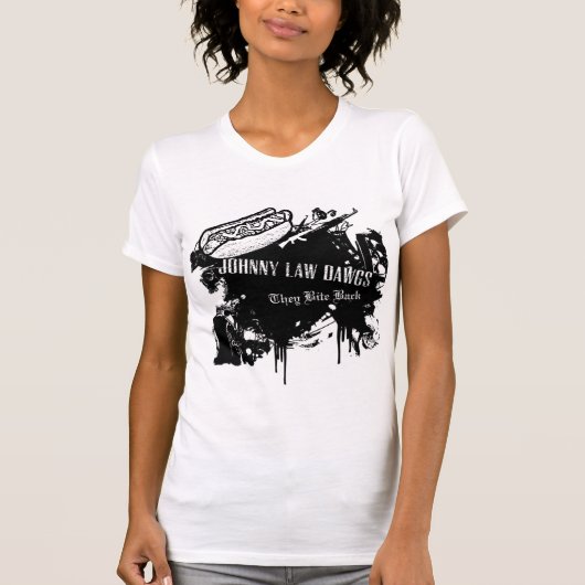 Johnny Bites Terug!  voor dames en heren, Bad Girl T-shirt (Voorkant)