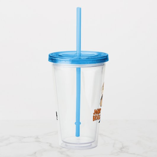 Johnny Bravo Afbeelding Lijst Pose Acryl Drinkbeker (Rechts)