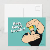 Johnny Bravo Afbeelding Lijst Pose Briefkaart (Voorkant / Achterkant)