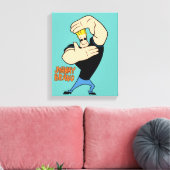Johnny Bravo Afbeelding Lijst Pose Canvas Afdruk (Insitu (Woonkamer))