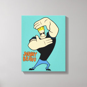 Johnny Bravo Afbeelding Lijst Pose Canvas Afdruk