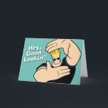Johnny Bravo Afbeelding Lijst Pose Kaart<br><div class="desc">Kijk eens naar deze Johnny Bravo postel,  en maak een lijst met zijn handen.</div>