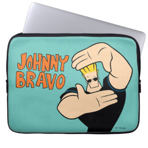 Johnny Bravo Afbeelding Lijst Pose Laptop Sleeve
