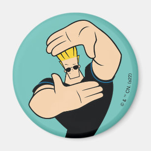 Johnny Bravo Afbeelding Lijst Pose Magneet
