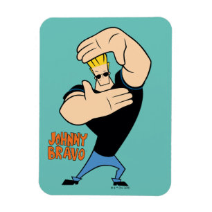 Johnny Bravo Afbeelding Lijst Pose Magneet