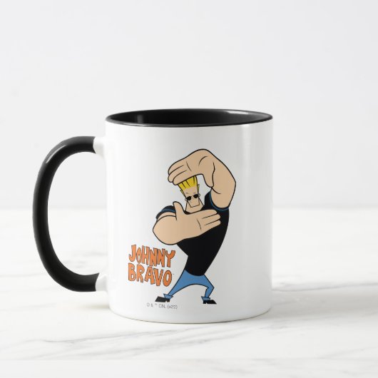 Johnny Bravo Afbeelding Lijst Pose Mok (Links)