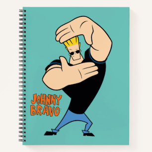 Johnny Bravo Afbeelding Lijst Pose Notitieboek