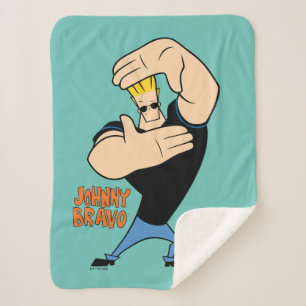 Johnny Bravo Afbeelding Lijst Pose Sherpa Deken