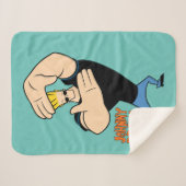 Johnny Bravo Afbeelding Lijst Pose Sherpa Deken (Voorkant (horizontaal))