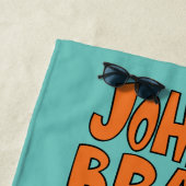 Johnny Bravo Afbeelding Lijst Pose Strandlaken (In situ)