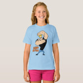 Johnny Bravo Afbeelding Lijst Pose T-shirt (Voorkant volledig)