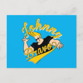 Johnny Bravo Athletic Graphic Briefkaart (Voorkant)