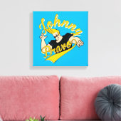 Johnny Bravo Athletic Graphic Canvas Afdruk (Insitu (Woonkamer))