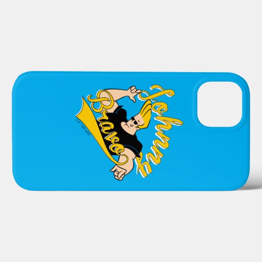 Johnny Bravo Athletic Graphic Case-Mate iPhone Case (Achterkant (horizontaal))