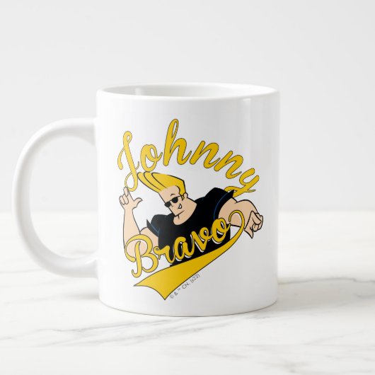 Johnny Bravo Athletic Graphic Grote Koffiekop (Links)